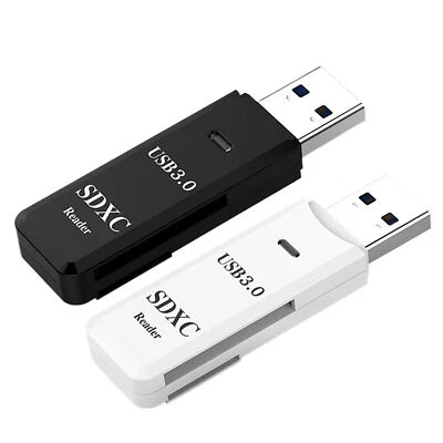 2*USB 3.0 SD Card Reader For PC Micro SD Card To USB Adapter For Camera Memory C