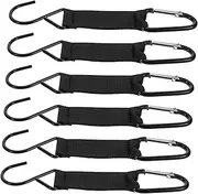 KOMBIUDA Outdoor Bottle Hanging Buckle Clip Metal Carabiner Hook Aluminum Buckle Nylon Strap Mountaineering Pole Lock Climbing Carabiner