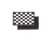 Flag patch printed badge country checkered