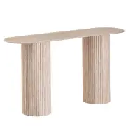 Raimon Furniture Azalea Modern Luxurious Wooden Hallway Console Hall Table Limestome