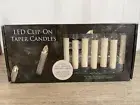 Melrose Wireless Clip-on Plastic LED Tree Taper Candle Set of 12 W/Remote. NEW
