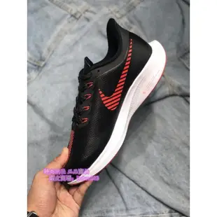 現貨免運 Nike Zoom Pegasus 35 Turbo 登月35代 皮面透氣緩震疾速跑鞋 黑紅39－45