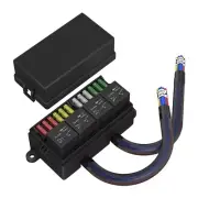 12V Fuse Relay Box Pre-Wired Fuse and Relay Box with 4 Relay 12 Way ATC/ATO5753