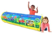 CoComelon JJ Pop Up Tunnel Play Tent Easy Storage Indoor & Outdoor 6 Feet Long