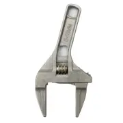 Reliable Adjustable Spanner Tool Silver Dismounting Aluminium Alloy Useful