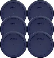 Pyrex 7201-PC Round 4 Cup Storage Lid for Glass Bowls (4, Poppy Red)