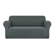 Sofa Cover Elastic Stretchable Couch Covers Grey 3 Seater