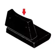 D44169-1 Black Vinyl Seat Back Cushion Fits Case-IH Industrial Models 850