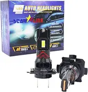 H7 LED Bulb, 12000LM 6500K H7 Bulb, 60W Low Beam Headligh Fog Light Bulbs, 1:1 Size Car Headlight Conversion Kit Cooling Fan 12000 RPM, IP68 Plug Play, Pack of 2 (H7)