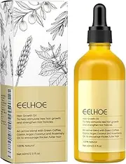 Thrive Hair Oil, Natural Growth Treatment with Green Coffee and Argan Oil, Anti-Hair Loss Treatment, Strengthens & Nourishes Hair Follicles, Reduces Breakage for Thicker 60ml (2pcs)