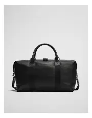 [Country Road] Leather Weekender in Black