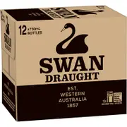 [Swan] Swan Draught Bottle 750mL