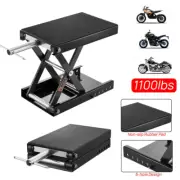 MAX Motorcycle Lift Scissor Jack Work Stand Motorbike Heavy Duty Bike