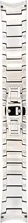 [Emporio Armani] Watches for men, 22 mm, silver stainless steel, original replacement strap for AR2460, silver, Bracelet