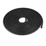 Foam Rubber Seal Weather Strip 6mm Diameter 3 Meters Long Black