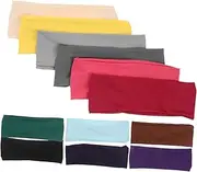 [Generic] 12 Pack Women's Yoga Headbands Sports Exercise Headband for Workout Running Aerobics Breathable Sweat Absorbing Comfort Fit Stylish Colors