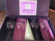 That Wine Is Mine NWOT Wine Glasses Embossed With Different Motifs Set Of 4 Coll