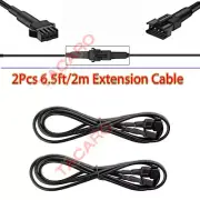 2pcs LED Light Extension Power Cable For Car Under Glow Body Accent Neon Strip