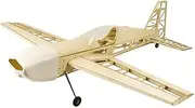 domoi Wood RC Airplane Kit Toy Wood RC Airplane Kit Extra330 Frame Without Cover Wingspan 1000mm Balsa Wood Model Building Kit