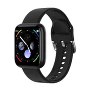 Circle Full Touch Silicone Strap Smart Sport Watch IP67 Waterproof, Support Real-time Heart Rate Monitoring / Sleep Monitoring / Bluetooth / Alarm Clock (Black)
