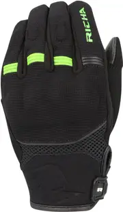 Richa Scope Motorcycle Gloves, black-green, Size S for Men Black Green