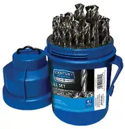 Century Drill & Tool 22529 29 Piece Brite Drill Bit Pod Set