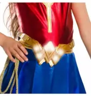 Wonder Woman Youth Deluxe Light Up Costume Belt Gold