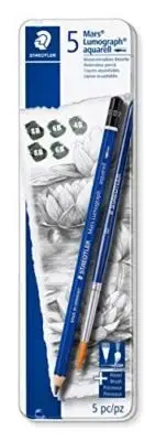 STAEDTLER Pencil 4B 6B 8B Mars Lumograph Aquerel Watercolor Pencils Ink Painting