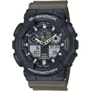 CASIO G-SHOCK GA-100TU-1A3JF Black × Green Digital/Analog Watch Shock Resistant,
