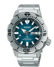 Seiko Automatic Diver's Silver and Blue Men's Watch SRPH75K