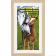 Vervaco Counted Cross Stitch Kit "Horse & Foal" - NEW