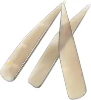 LALAFINA 3pcs Agate Jewelry Polishing Tools Set for Delicate Care Lightweight Portable Silver Burnishers for Rings and Bracelets Maintenance Random Color