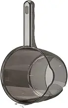 Spoon Large creative deepened water spoon Water Spoon Kitchen Spoon Household Spoon Long Plastic Table Spoon(Gray)