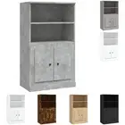 Highboard Sideboard Storage Side Cupboard Tall Cabinet Engineered Wood vidaXL