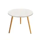 60x60cm White Small Side Coffee Table Living Room Balcony Sofa Lamp Stand