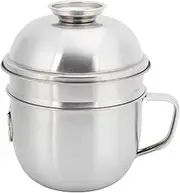 Baxnore Stainless Steel Noodle Bowl, Double Layer Lunch Box, Heat Resistant Lunch Container, Lightweight Food Container with Lid for Kitchen