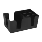NEW BAR ORGANISER 6 COMPARTMENT Caddy Serviette Napkin Straw