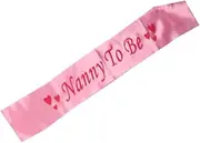 Bridal Sash Belt Gender Reveal Sash First Birthday Mom Sash Gender Reveals Party Favor Baby Shower Ribbon Sash Hen Party Sash Prom Sashes Nanny to Be Sashes Blank Bride Props