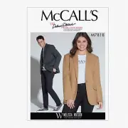 Elegant Threads: Unisex Formal Jacket Sewing Patterns by Melissa Watson, Sizes X
