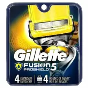 Gillette Fusion 5 Proshield Fits All Power Cartridges Men's Razor 4 Count 6 Pack