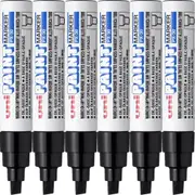 Uni-Ball PX-30 Paint Marker Chisel Tip 8mm Bold Black Box 6
