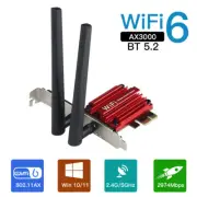 AX3000Mbps PCIe WiFi 6 Intel AX200 WiFi Card Dual Band WiFi Bluetooth PC Adapter