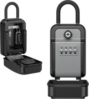 New AMIR Key Safe Box with 4 Digit Combination and Emergency Key,Portable Com...