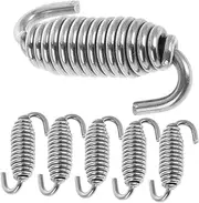 GANAZONO 6pcs Exhaust Tension Spring Hooks Valve Spring Removal Tool Spring Tool Tire Valve Stem Removal Tool Motorcycle Chain Rivet Tool Peach Stainless Steel Silver