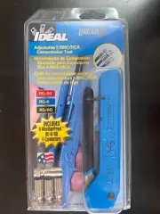 Ideal LinearX3 Adjustable F/BNC/RCA Compression Tool Coaxial RG-59 RG-6 8075