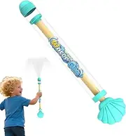 Water Squirter, Shell Soaker, Pull-Out Design, Outdoor Backyard Toy, Beach Pool Fun, 13.78x2.56x2.56 inches, Firework Soaker, Squirt, Ideal for Summer Enjoyment, Kids Play