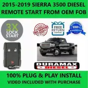 100% Plug & Play Remote Start Starter 2015-2019 GMC SIERRA 3500 DIESEL