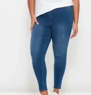 Ladies plus size 26 INDIGO blue denim FL JEGGING jeggings Target Curve NEW