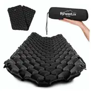 Ultralight Sleeping Pad for Camping with Inflating Bag– Compact Matte Black