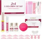 2-IN-1 Professional Lash Lift and Brow Lamination Kit with Shaping Tools Suitabl